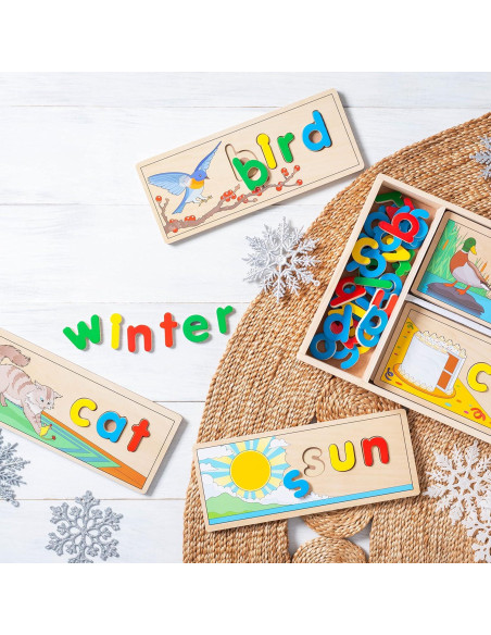 Juguete Educativo Melissa & Doug Deletrear con Letras