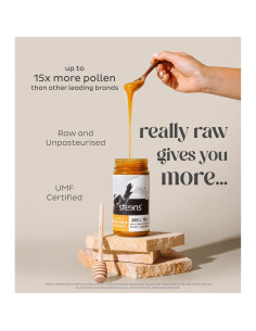 Miel Manuka Steens 100% Cruda UMF 10+ MGO 263+ 499g 2