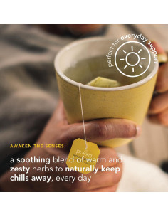 Té de hierbas orgánico Pukka limón jengibre miel 20 bolsas 2