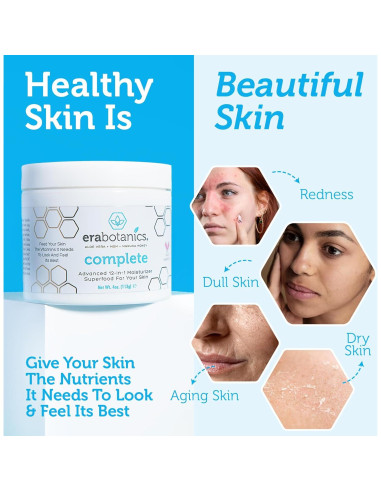 Crema Facial Hidratante Era Organics 4 oz Miel de Manuka