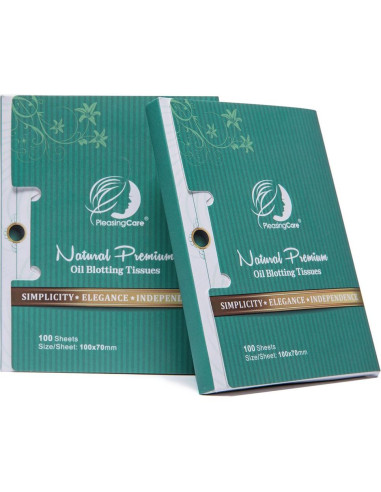 Papel Absorbente de Aceite Facial PleasingCare 100 Hojas