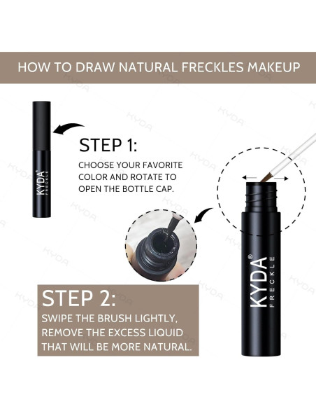 Bolígrafo de Maquillaje de Pecas KYDA - 2 Colores Naturales