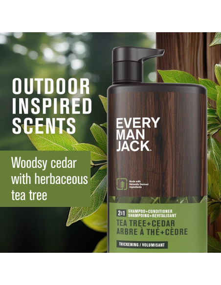 Champú y Acondicionador 2 en 1 Every Man Jack 710ml