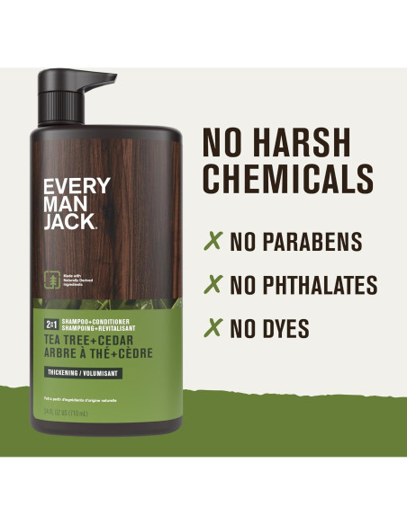 Champú y Acondicionador 2 en 1 Every Man Jack 710ml