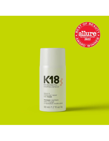 Mascarilla Capilar K18 50 ml Repara Cabello Seco y Dañado