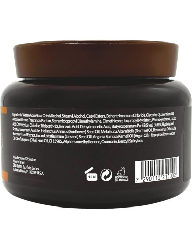 Máscara de Tratamiento Moroccan Gold 553ml Hidratante Profunda