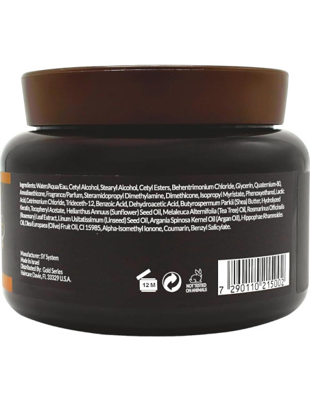 Máscara de Tratamiento Moroccan Gold 553ml Hidratante Profunda