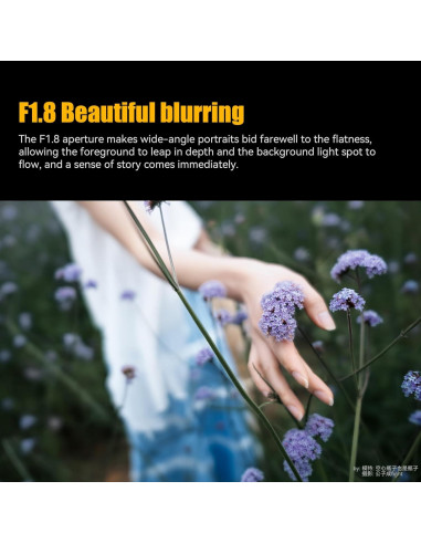 Lente Gran Angular 7artisans AF 24mm F1.8 para Sony FE