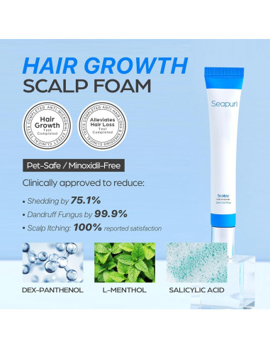 Suero Crecimiento Cabello Scalpy 19.84 ml - No Graso