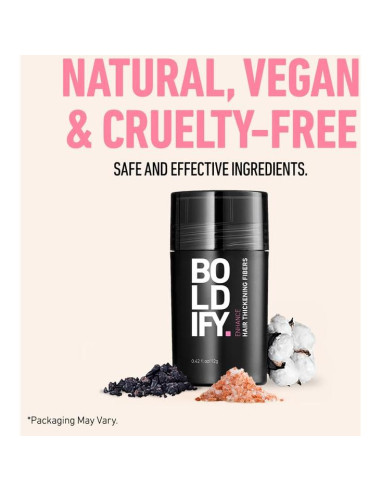 Fibras para Cabello Boldify 28g - Marrón Oscuro - Relleno Instantáneo