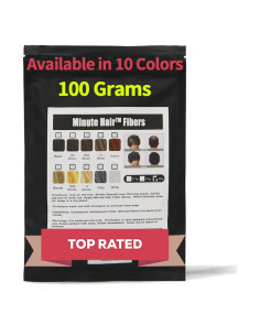 Fibras para Cabello Castaño Claro Minute Hair 100g - Relleno Instantáneo