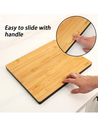 Deslizador de Electrodomésticos de Bambú HTB 45LB 38x31cm