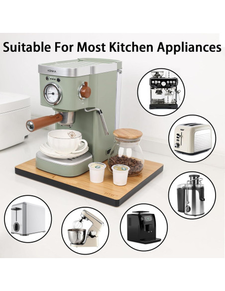 Deslizador de Electrodomésticos de Bambú HTB 45LB 38x31cm