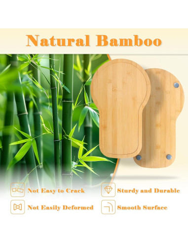 Deslizador de Mezclador de Bambú GIASSVIO 6.5 QT