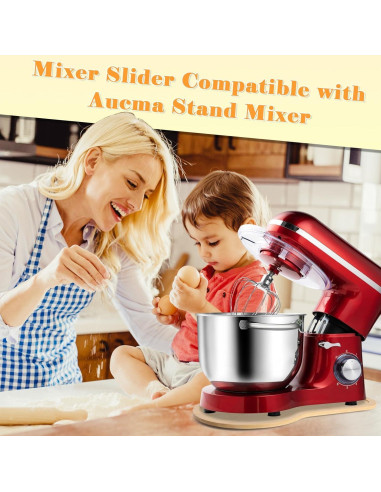 Deslizador de Mezclador de Bambú GIASSVIO 6.5 QT