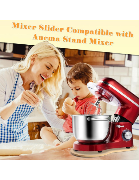 Deslizador de Mezclador de Bambú GIASSVIO 6.5 QT