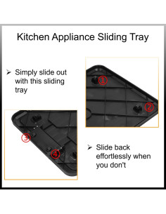 Bandeja Deslizante para Electrodomésticos SatcOp 41x30cm 2