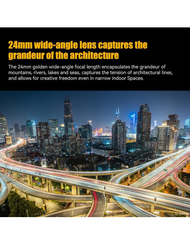 Lente Gran Angular 7artisans AF 24mm F1.8 para Sony FE