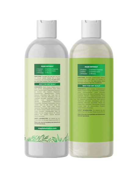 Juego de Champú y Acondicionador Maple Holistics 2x250ml Juego de Champú y Acondicionador Maple Holistics 2x250ml