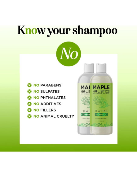 Juego de Champú y Acondicionador Maple Holistics 2x250ml Juego de Champú y Acondicionador Maple Holistics 2x250ml