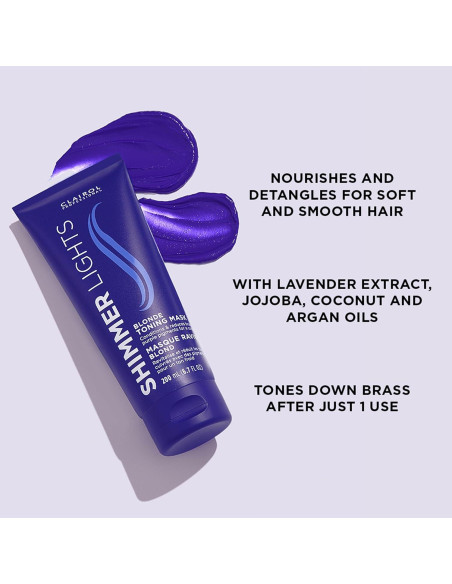 Mascarilla Tonificante Violeta Clairol 191g para Cabello Rubio