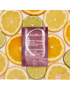 Mascarilla Capilar Malibu C Replenish 13.61g Hidratante 2