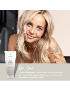 Mascarilla de Color Four Reasons Rubio Arena Frío 200 ml 2