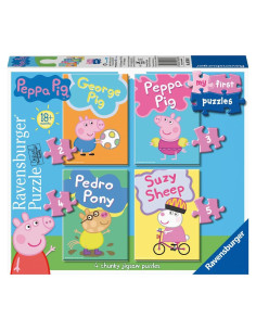 Ravensburger Rompecabezas Peppa Pig 2-5 Piezas 16.5x11.5cm