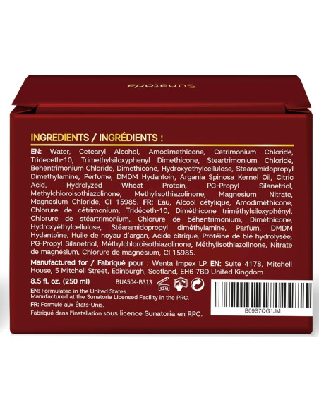 Mascarilla Capilar Sunatoria con Queratina y Aceite de Argán 250ml