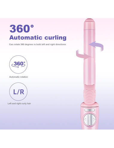 Plancha de Rizar Automática GLIGAM 1 Pulgada Cerámica 230C