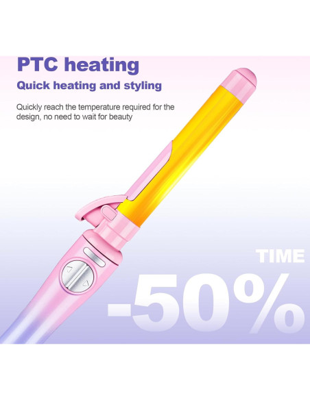 Plancha de Rizar Automática GLIGAM 1 Pulgada Cerámica 230C