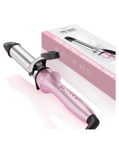 Plancha de Rizar DAN Technology 1" Titanio Doble Voltaje Rosa