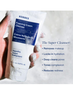 Limpiador Espumoso KORRES Yogur Griego 150 ml Piel Suave 2