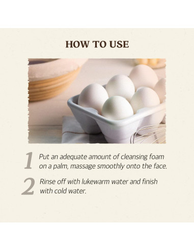 Espuma Limpiadora Facial SKINFOOD 150ml - Poros de Huevo