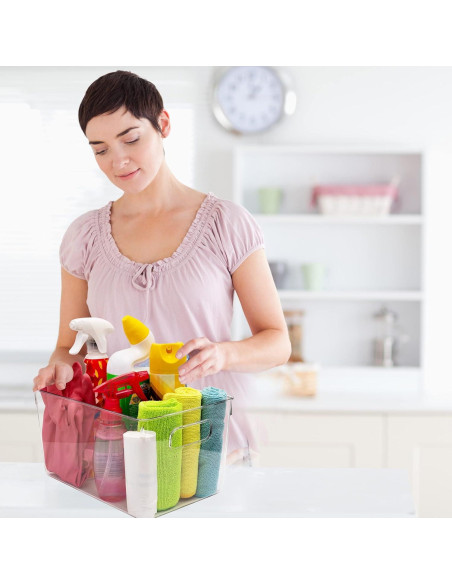 Contenedores de Almacenamiento Plástico Transparente Control Kitchen - 4 Piezas