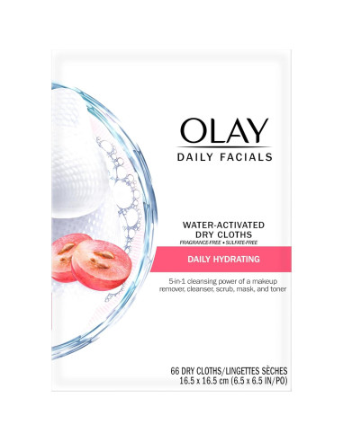 Toallitas Faciales Diarias Olay 66 Unidades Hidratantes