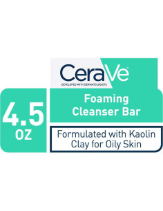 CeraVe Barra Limpiadora Espumosa 127 g Piel Grasa Sin Jabón 2
