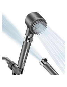 Cabeza de Ducha Alta Presión Luxsego FSH-AM001 Gris 3 Modos