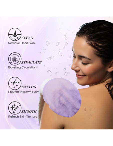 Guantes Exfoliantes Lotta 2 Pcs 100% Viscosa Ducha Cuerpo