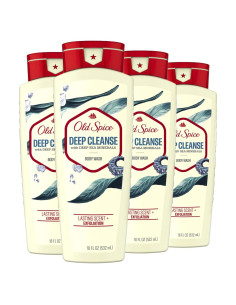 Gel de Ducha Old Spice 18 oz Pack de 4 Aroma Mar Profundo