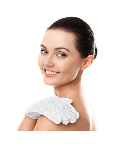 Guantes Exfoliantes Linda - Paquete de 4, Talla Única