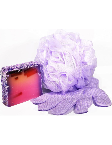 Guantes Exfoliantes Linda - Paquete de 4, Talla Única