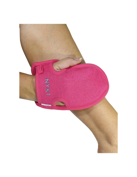 Guante Exfoliante NYK1 Rosa - Microdermoabrasión en Casa