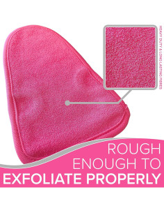 Guante Exfoliante NYK1 Rosa - Microdermoabrasión en Casa 2