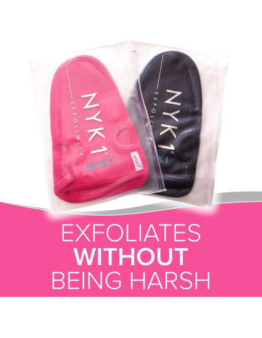 Guante Exfoliante NYK1 Rosa - Microdermoabrasión en Casa