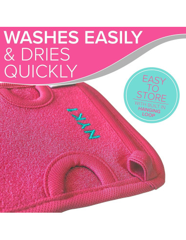 Guante Exfoliante NYK1 Rosa - Microdermoabrasión en Casa