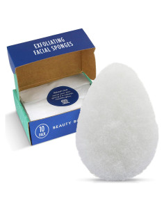 Esponjas Faciales Exfoliantes HartFelt - Paquete de 10
