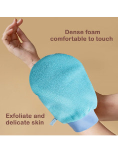 Guante Exfoliante Corporal Keesa Azul 1Pcs - Spa Coreano 2
