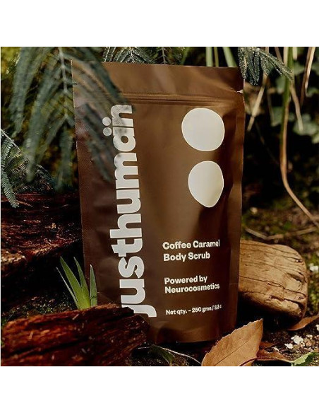 Exfoliante Corporal de Café Caramelo Justhuman 250g