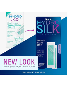 Tiras de Cera Schick Hydro Silk para Vello Facial y Bikini 2